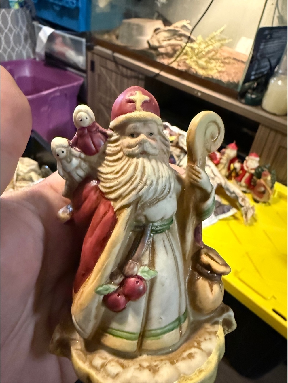 Vintage RSVP International Ceramic Santa Claus Figurine 1880